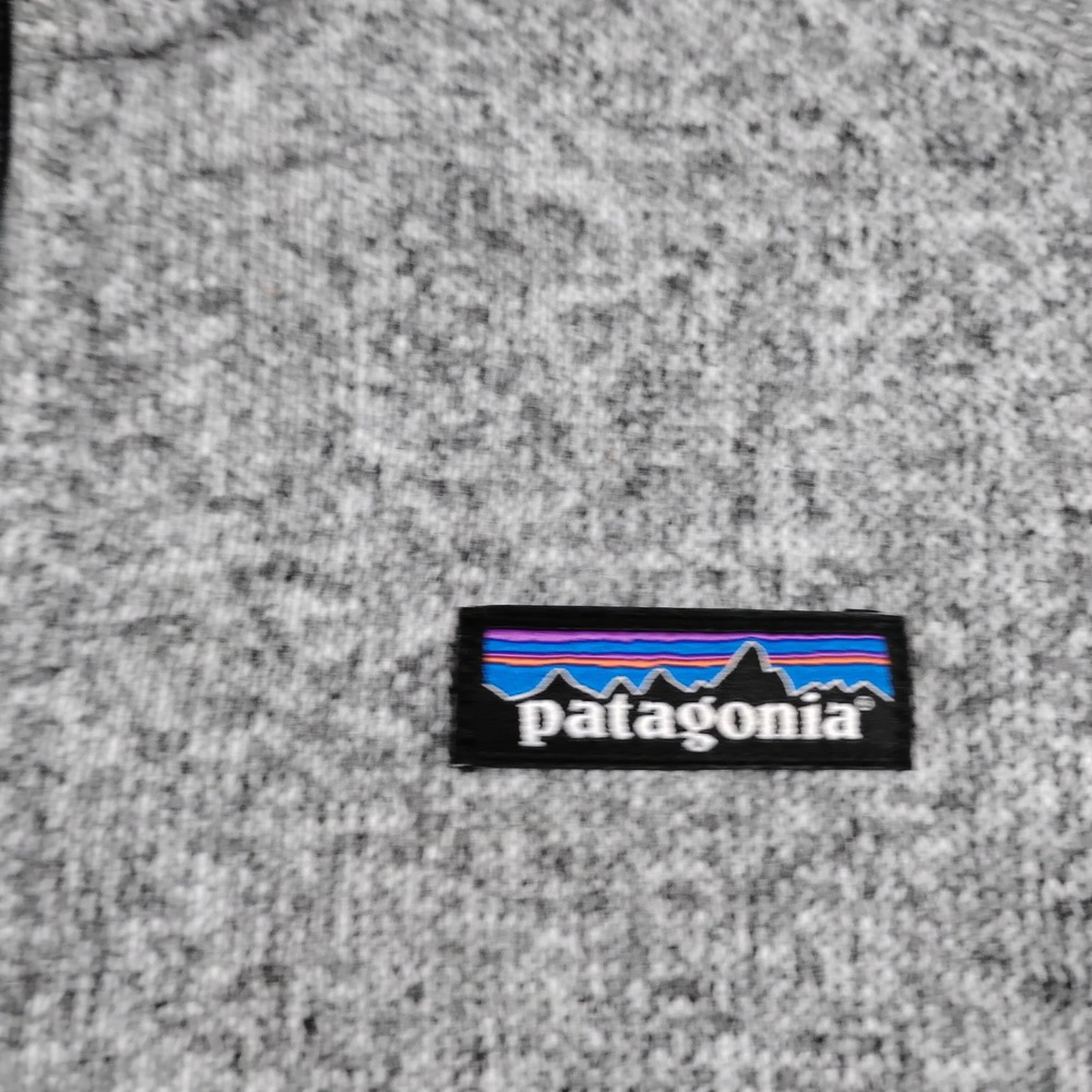 Patagonia Womens Better Sweater Vest Birch White Grey Full Zip Fleece XS 25887 - Picture 2 of 15